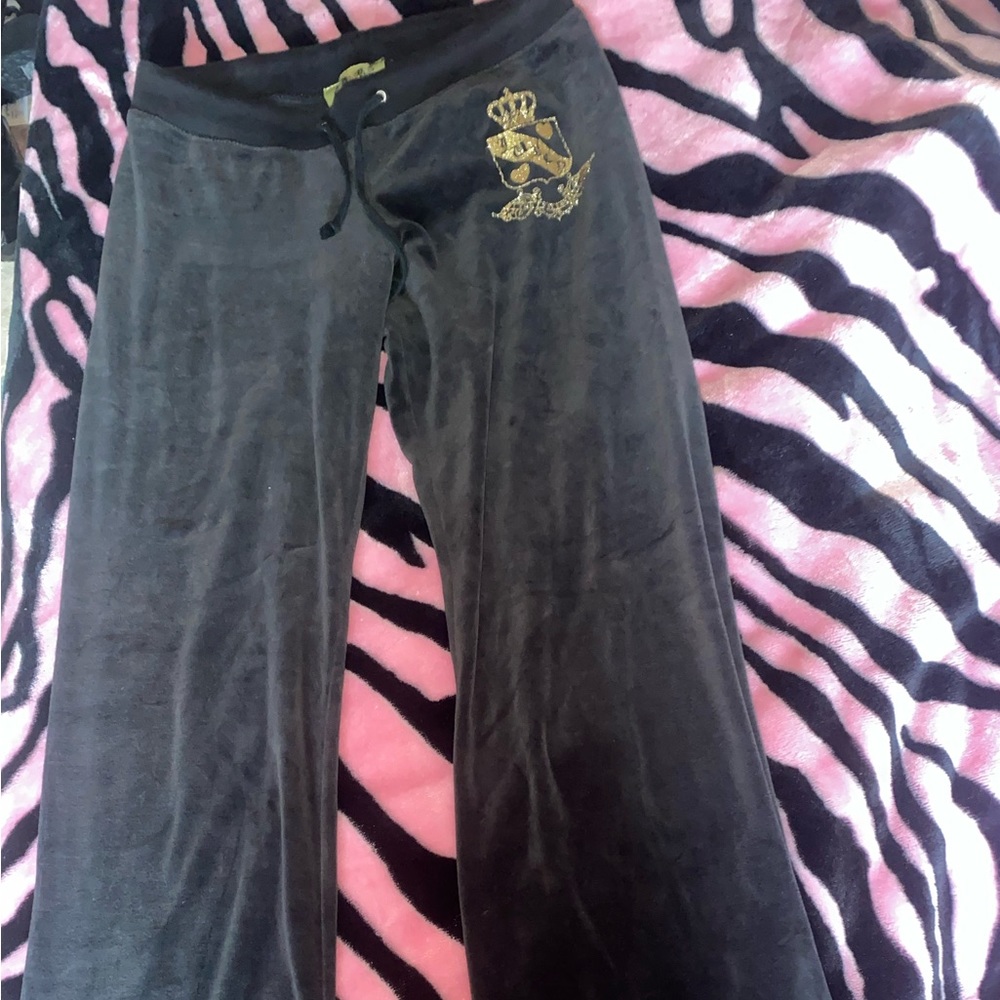 y2k juicy couture velvet trackpants.